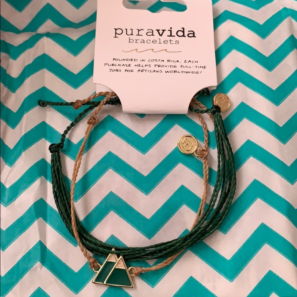 Puravida November bracelets plus a freebie sticker